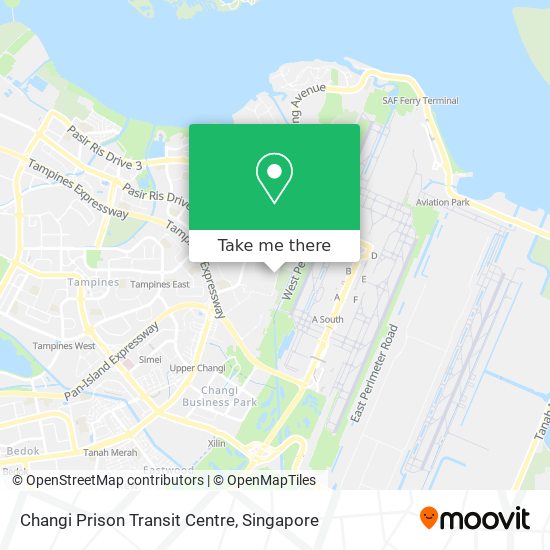 Changi Prison Transit Centre map