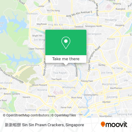 新新蝦餅 Sin Sin Prawn Crackers map