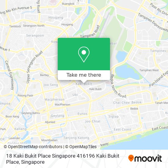 18 Kaki Bukit Place Singapore 416196 Kaki Bukit Place地图