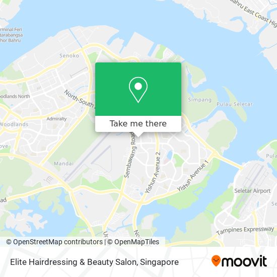 Elite Hairdressing & Beauty Salon map