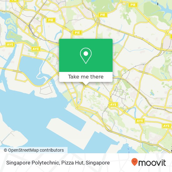 Singapore Polytechnic, Pizza Hut map