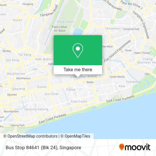 Bus Stop 84641 (Blk 24) map