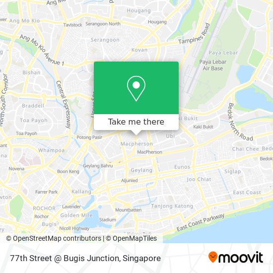 77th Street @ Bugis Junction map