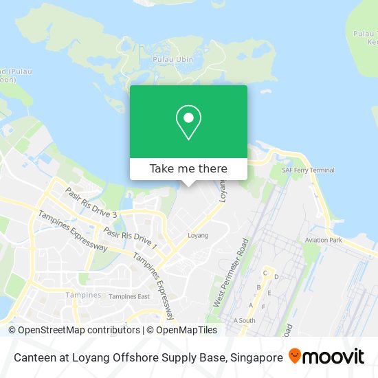 Canteen at Loyang Offshore Supply Base map