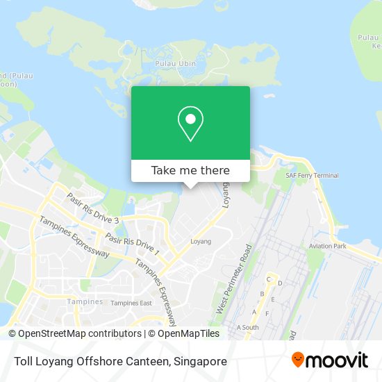 Toll Loyang Offshore Canteen map