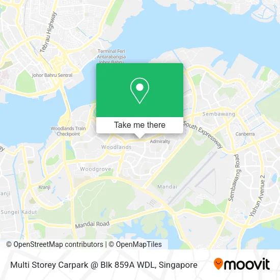 Multi Storey Carpark @ Blk 859A WDL地图