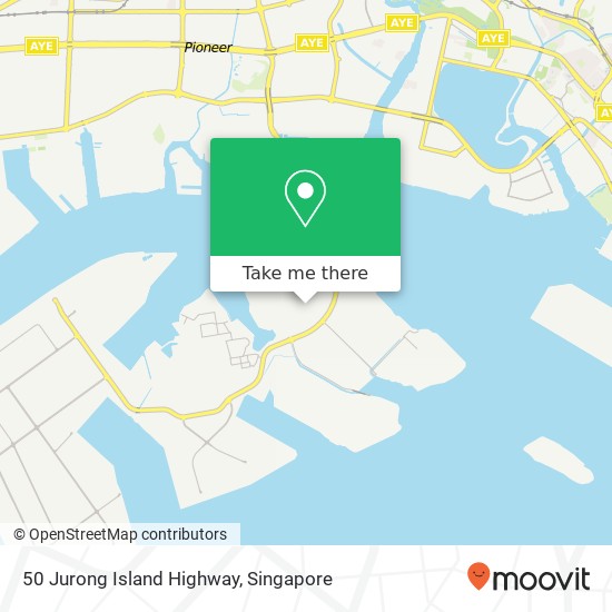 50 Jurong Island Highway map
