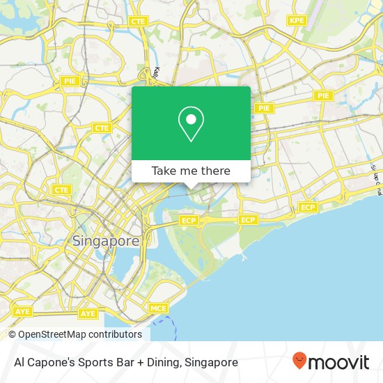 Al Capone's Sports Bar + Dining地图