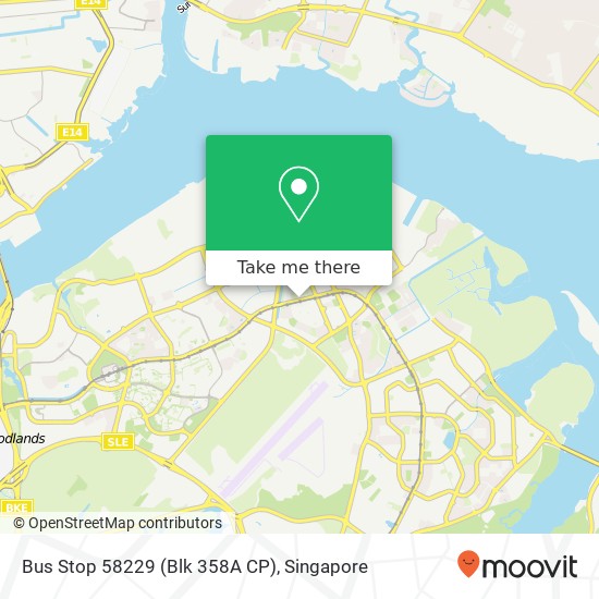 Bus Stop 58229 (Blk 358A CP) map
