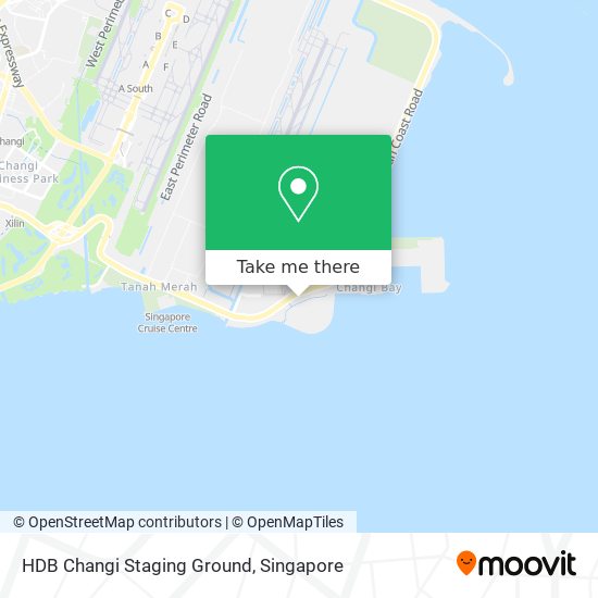 HDB Changi Staging Ground map