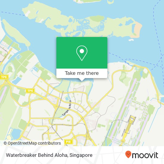Waterbreaker Behind Aloha map