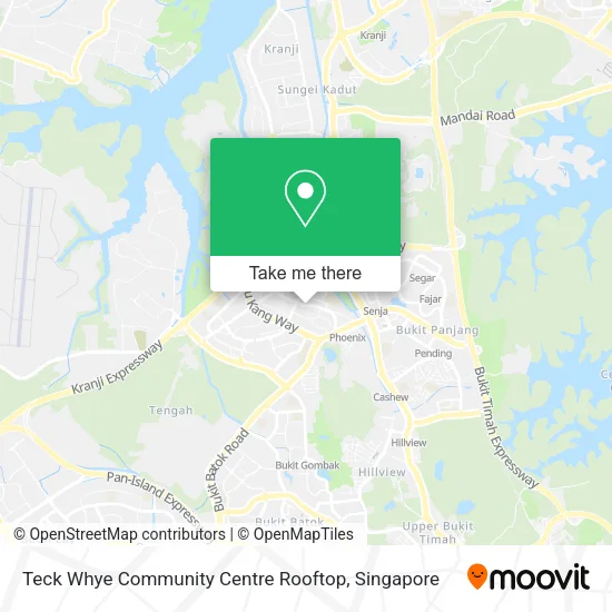 Teck Whye Community Centre Rooftop map