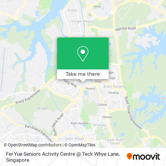 Fei Yue Seniors Activity Centre @ Teck Whye Lane地图