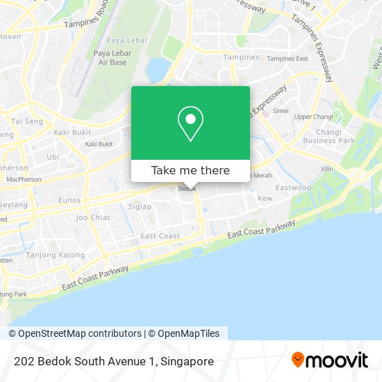 202 Bedok South Avenue 1地图