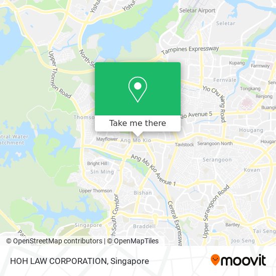 HOH LAW CORPORATION map