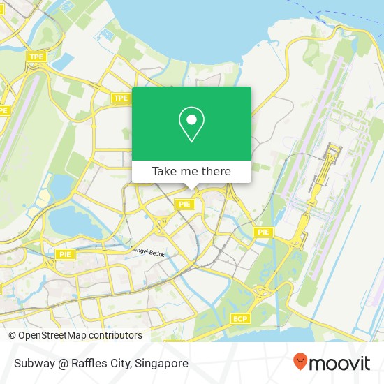 Subway @ Raffles City map