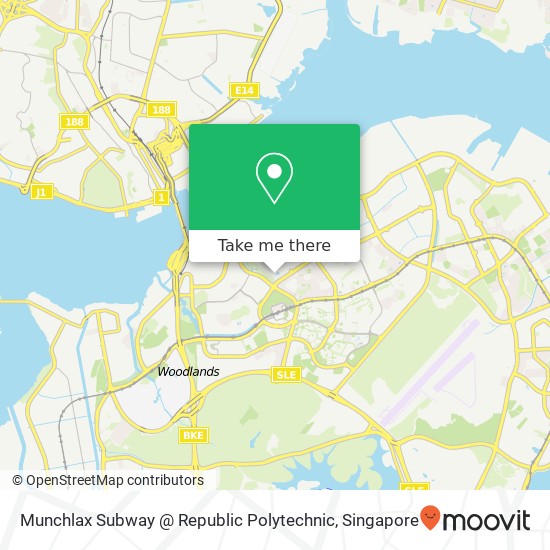 Munchlax Subway @ Republic Polytechnic map