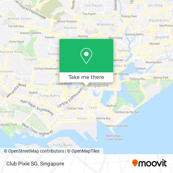 Club Pixie SG map