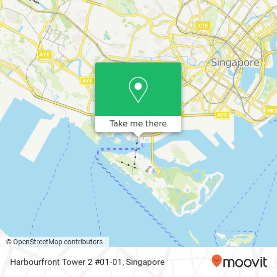 Harbourfront Tower 2 #01-01 map