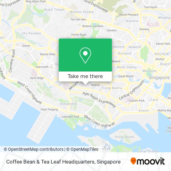 Coffee Bean & Tea Leaf Headquarters map