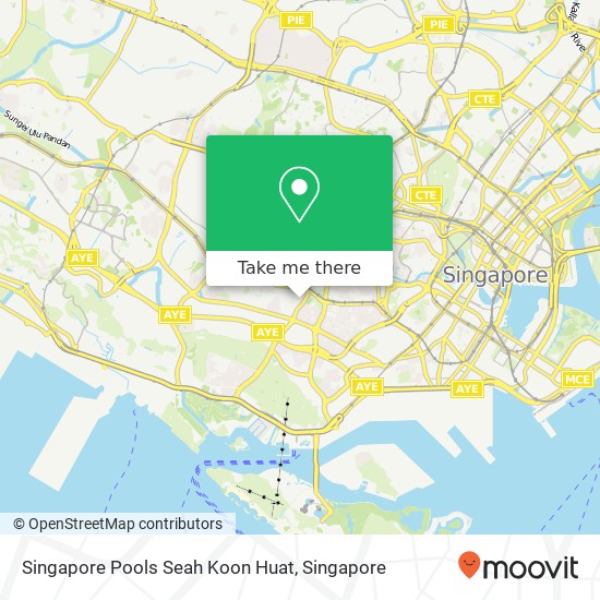 Singapore Pools Seah Koon Huat map