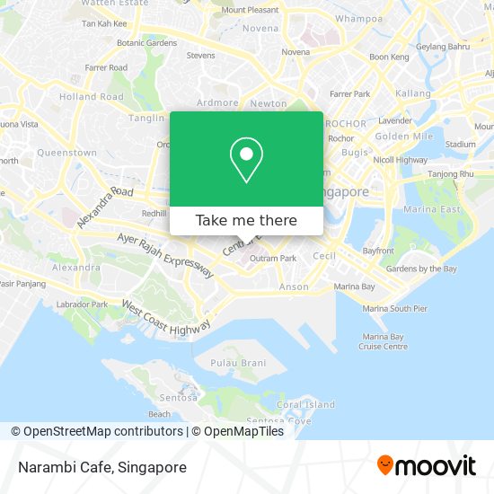 Narambi Cafe map