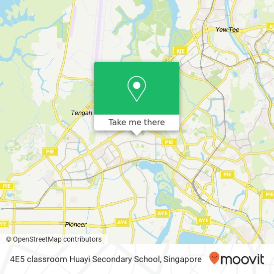 4E5 classroom Huayi Secondary School地图