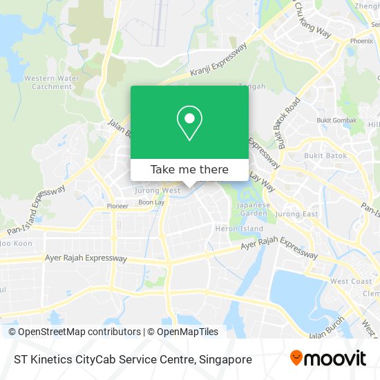 ST Kinetics CityCab Service Centre map