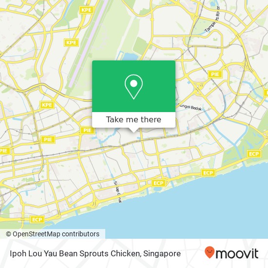 Ipoh Lou Yau Bean Sprouts Chicken map