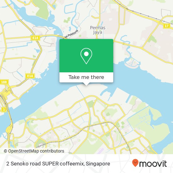 2 Senoko road SUPER coffeemix map