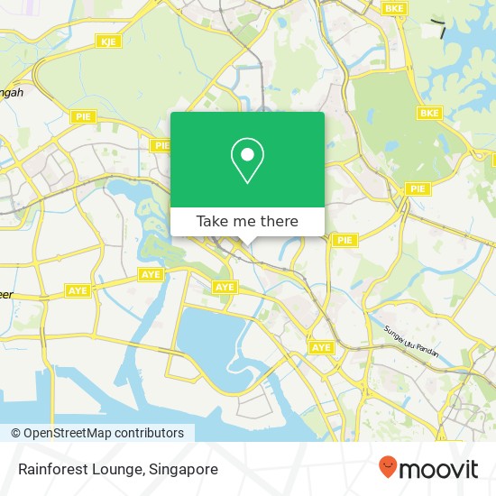 Rainforest Lounge map