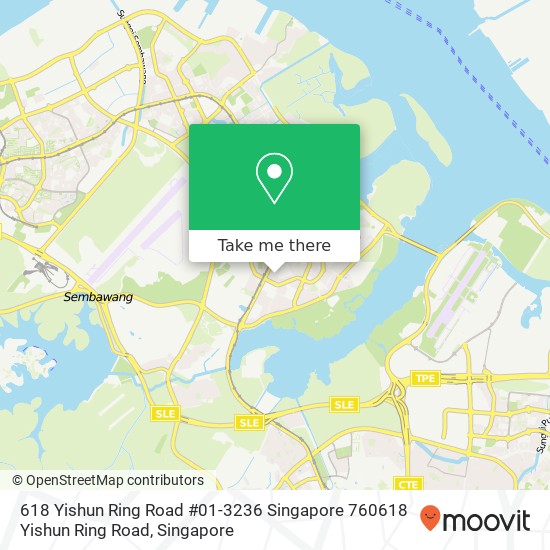 618 Yishun Ring Road #01-3236 Singapore 760618 Yishun Ring Road地图