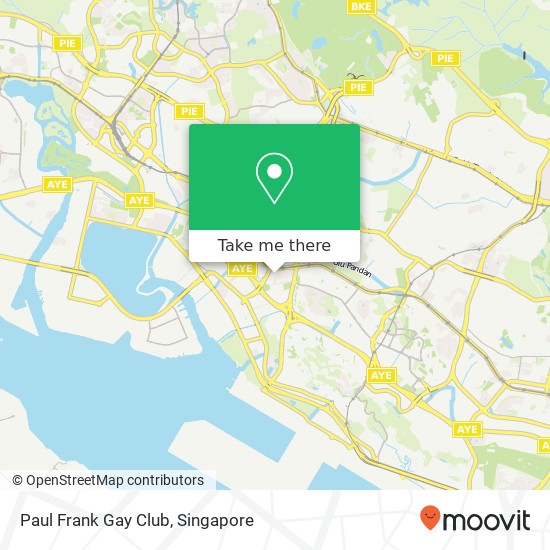 Paul Frank Gay Club map