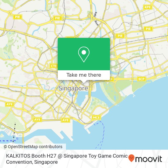 KALKITOS Booth H27 @ Singapore Toy Game Comic Convention map