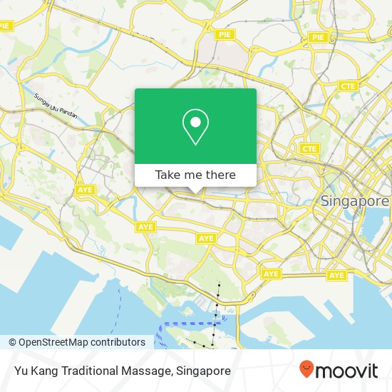 Yu Kang Traditional Massage map