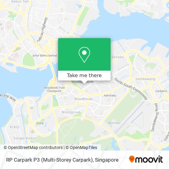 RP Carpark P3 (Multi-Storey Carpark) map