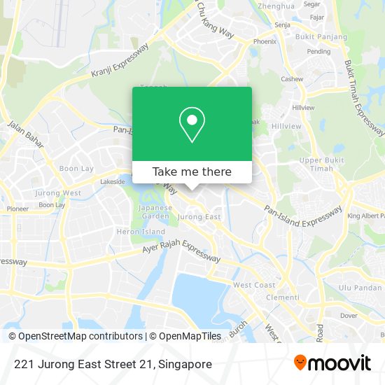 221 Jurong East Street 21 map