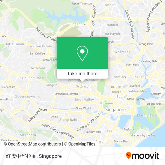 红虎中华拉面 map