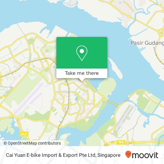 Cai Yuan E-bike Import & Export Pte Ltd map