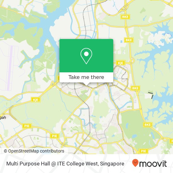 Multi Purpose Hall @ ITE College West map