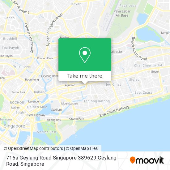 716a Geylang Road Singapore 389629 Geylang Road map