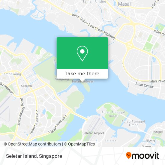 How to get to Seletar Island in Northwest by bus, metro or MRT & LRT?