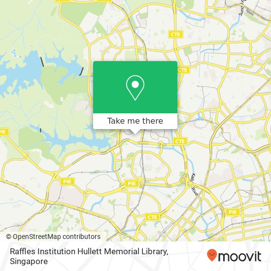 Raffles Institution Hullett Memorial Library map