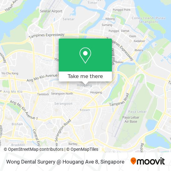 Wong Dental Surgery @ Hougang Ave 8地图