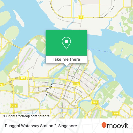 Punggol Waterway Station 2 map