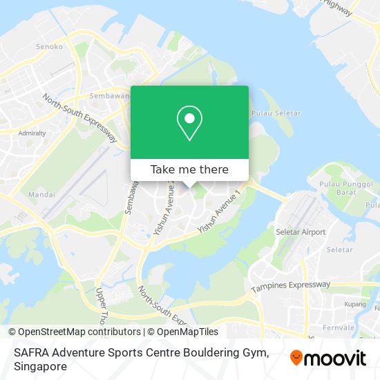 SAFRA Adventure Sports Centre Bouldering Gym map