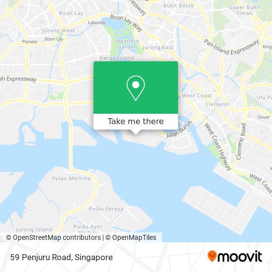 59 Penjuru Road map
