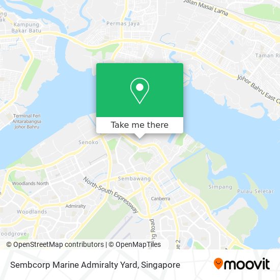 Sembcorp Marine Admiralty Yard map
