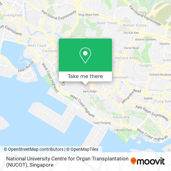 National University Centre for Organ Transplantation (NUCOT) map