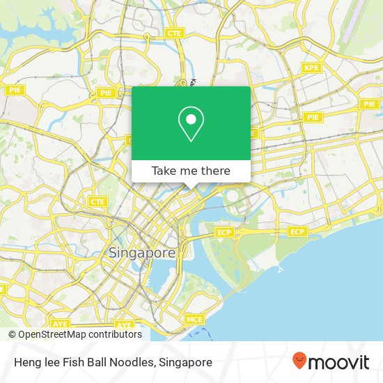 Heng lee Fish Ball Noodles map